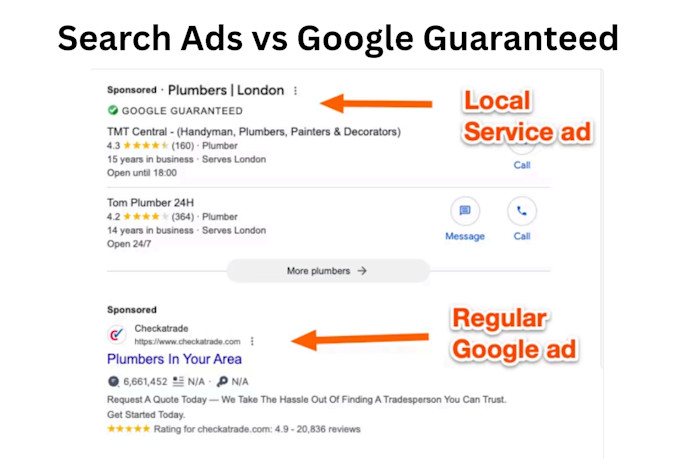 setup google guaranteed local service ads for your local business